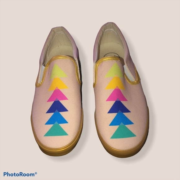 inkkas Shoes - Inkkas Brand Aztec Multicolored Design Classic Slip Ons